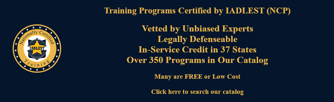 Nationally Certified Training